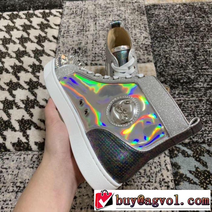 春夏の流行り2019新品 クリスチャンルブタン Christian Louboutin スニーカー、靴 男女兼用 2色可選 今年春夏ファション流行り
