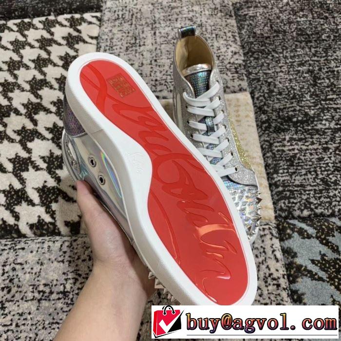 春夏の流行り2019新品 クリスチャンルブタン Christian Louboutin スニーカー、靴 男女兼用 2色可選 今年春夏ファション流行り
