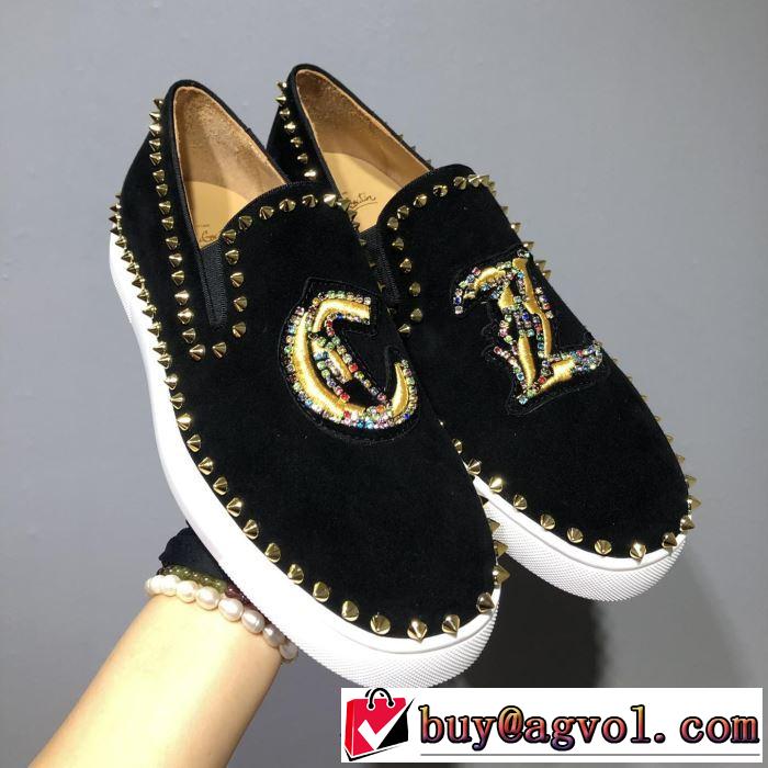 クリスチャンルブタン Christian Louboutin スニーカー、靴 男女兼用 今季は特に注目ファション 《2019年》今、注目のストリート