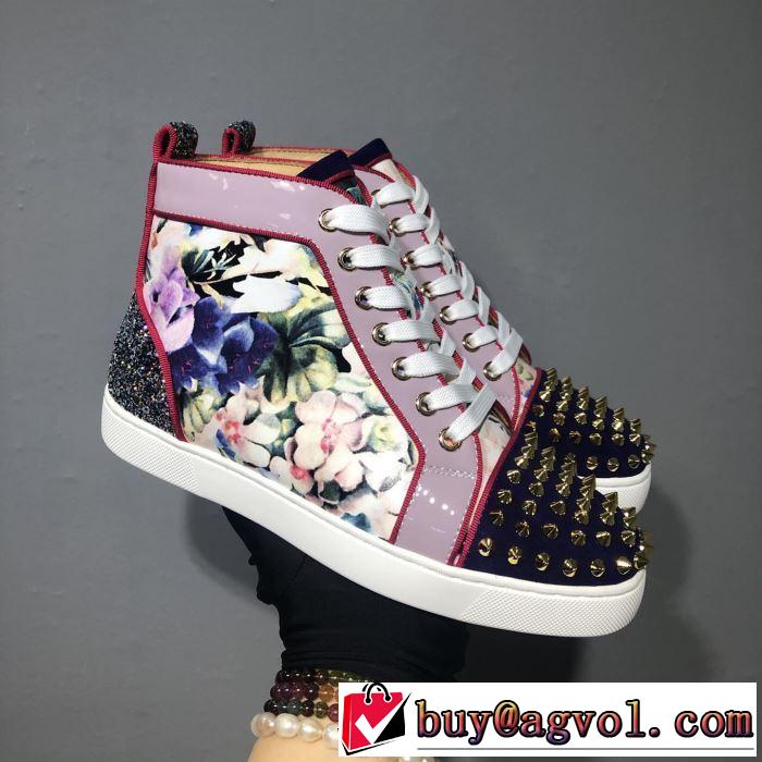 2019春夏は人気定番 クリスチャンルブタン Christian Louboutin スニーカー、靴 男女兼用 さわやか夏スタイル新品
