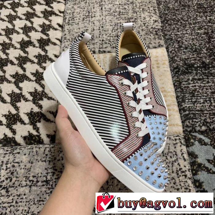 【2019年】夏のファッション クリスチャンルブタン Christian Louboutin スニーカー、靴 2色可選 今シーズン注目のデザイン