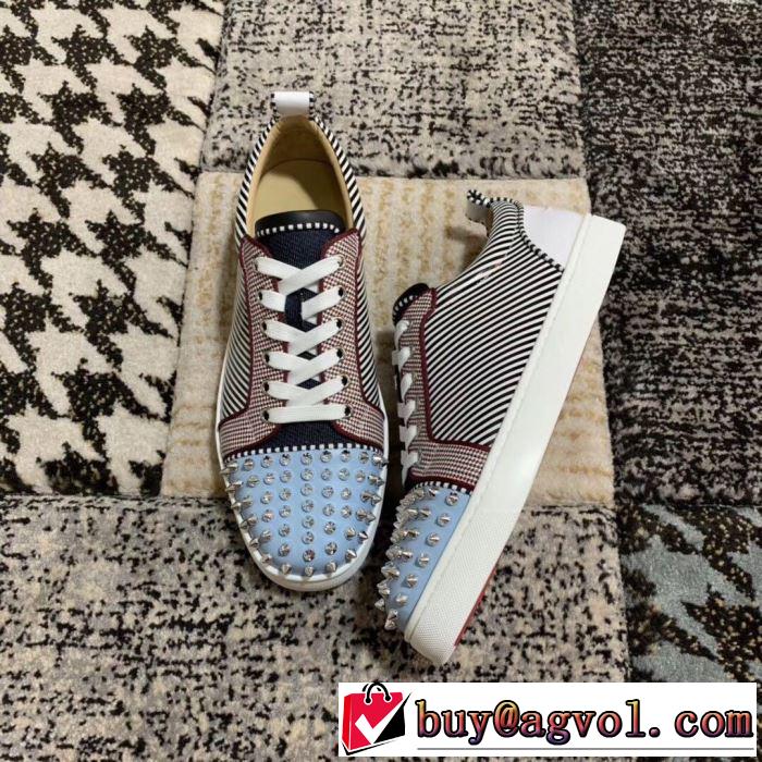 【2019年】夏のファッション クリスチャンルブタン Christian Louboutin スニーカー、靴 2色可選 今シーズン注目のデザイン