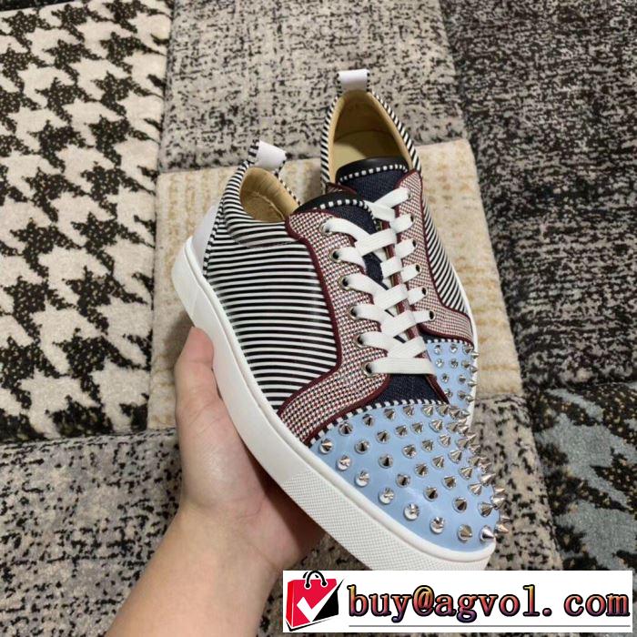 【2019年】夏のファッション クリスチャンルブタン Christian Louboutin スニーカー、靴 2色可選 今シーズン注目のデザイン