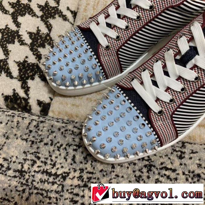 【2019年】夏のファッション クリスチャンルブタン Christian Louboutin スニーカー、靴 2色可選 今シーズン注目のデザイン
