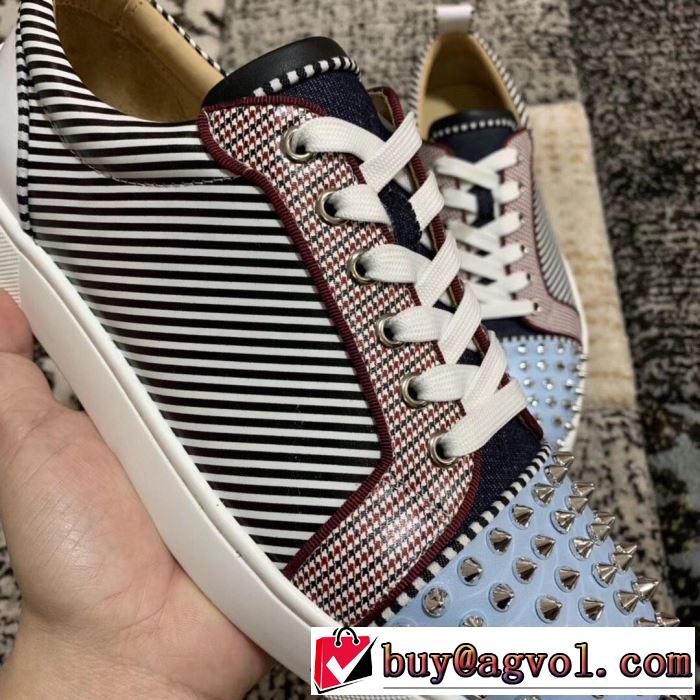 【2019年】夏のファッション クリスチャンルブタン Christian Louboutin スニーカー、靴 2色可選 今シーズン注目のデザイン