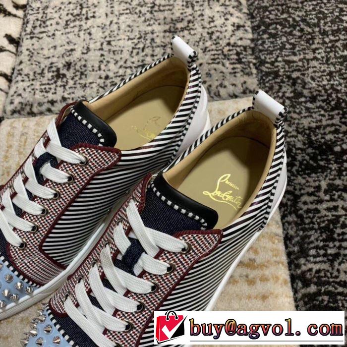 【2019年】夏のファッション クリスチャンルブタン Christian Louboutin スニーカー、靴 2色可選 今シーズン注目のデザイン