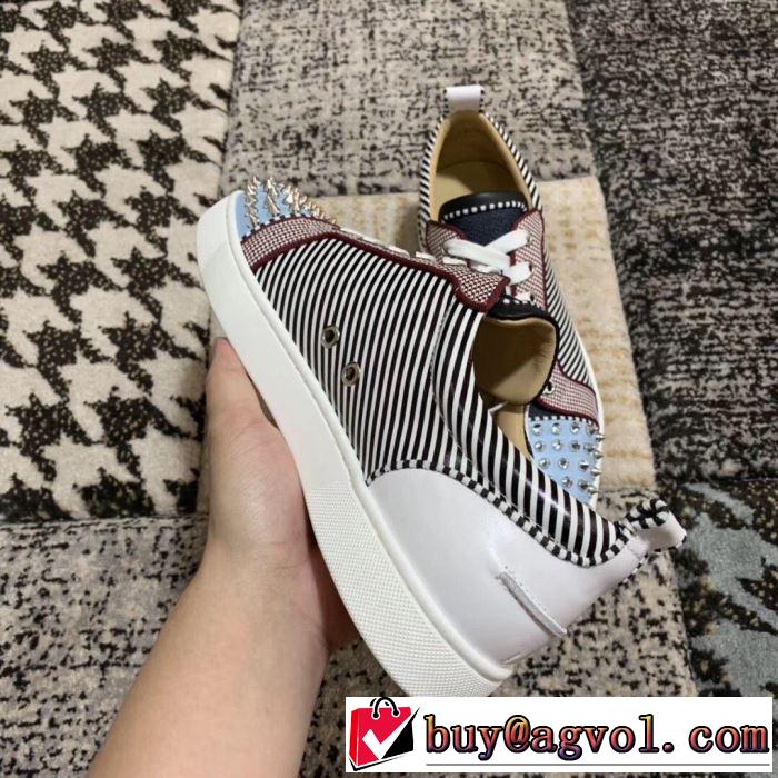 【2019年】夏のファッション クリスチャンルブタン Christian Louboutin スニーカー、靴 2色可選 今シーズン注目のデザイン