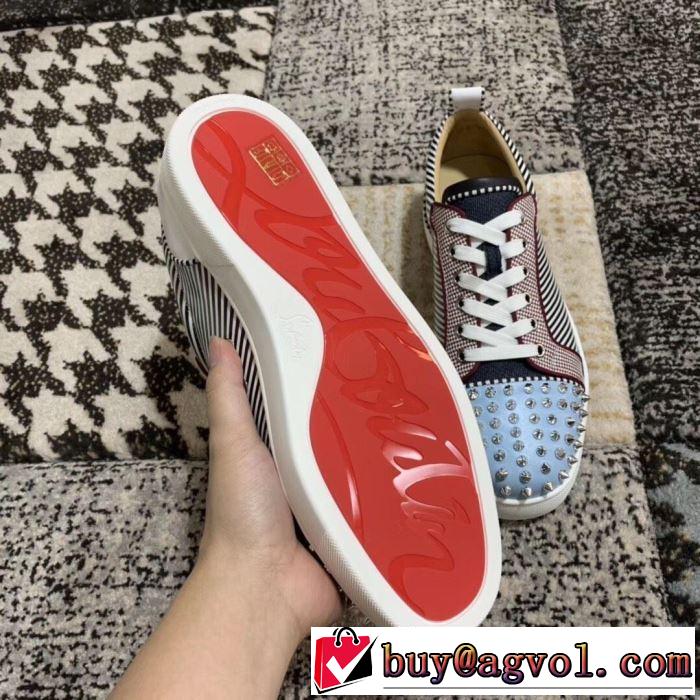 【2019年】夏のファッション クリスチャンルブタン Christian Louboutin スニーカー、靴 2色可選 今シーズン注目のデザイン