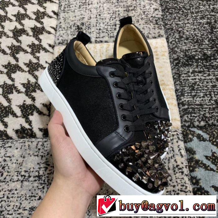 クリスチャンルブタン Christian Louboutin スニーカー、靴 2色可選 2019春夏の大注目トレンド まずは定番！人気アイテム