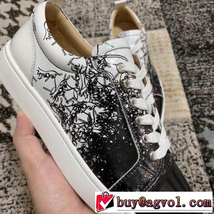 クリスチャンルブタン Christian Louboutin スニーカー、靴 2色可選 季節をまたい新作アイテム 2019年の夏のマス