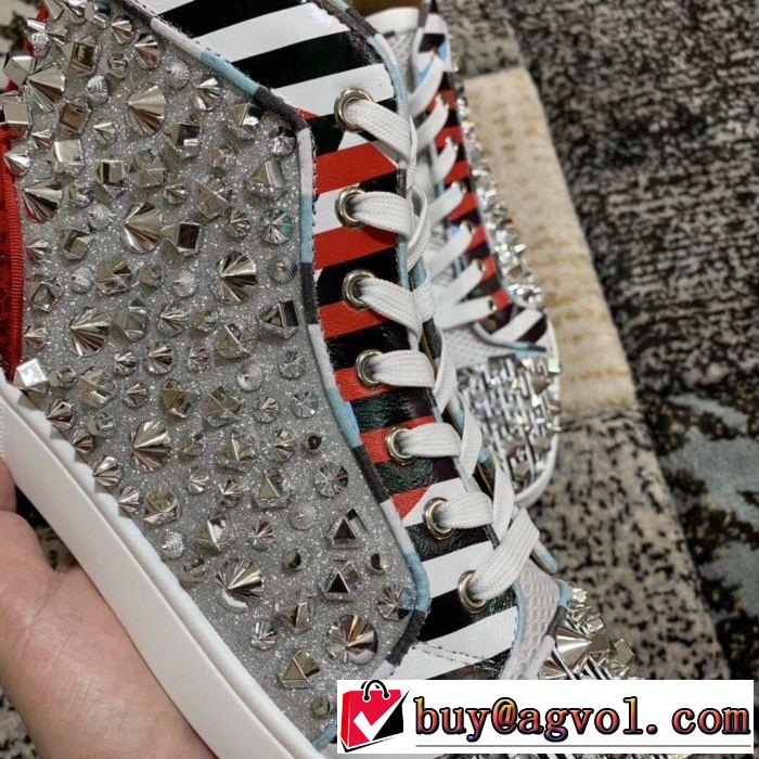 クリスチャンルブタン Christian Louboutin スニーカー、靴 2色可選 《2019年》今、注目のストリート 暑い季節も大活躍
