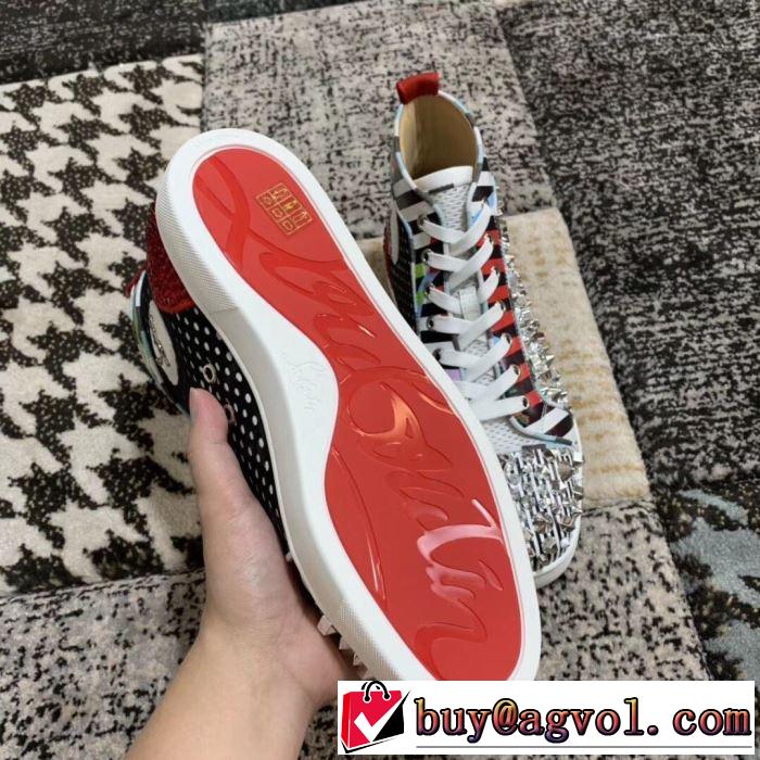 クリスチャンルブタン Christian Louboutin スニーカー、靴 2色可選 《2019年》今、注目のストリート 暑い季節も大活躍