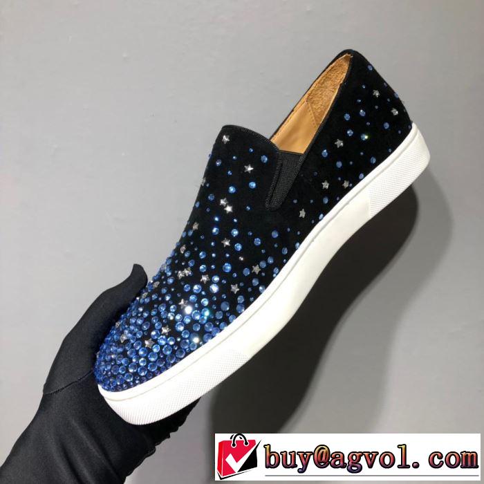 今年春夏ファション流行り クリスチャンルブタン Christian Louboutin スニーカー、靴 2色可選 2019春夏の大注目トレンド
