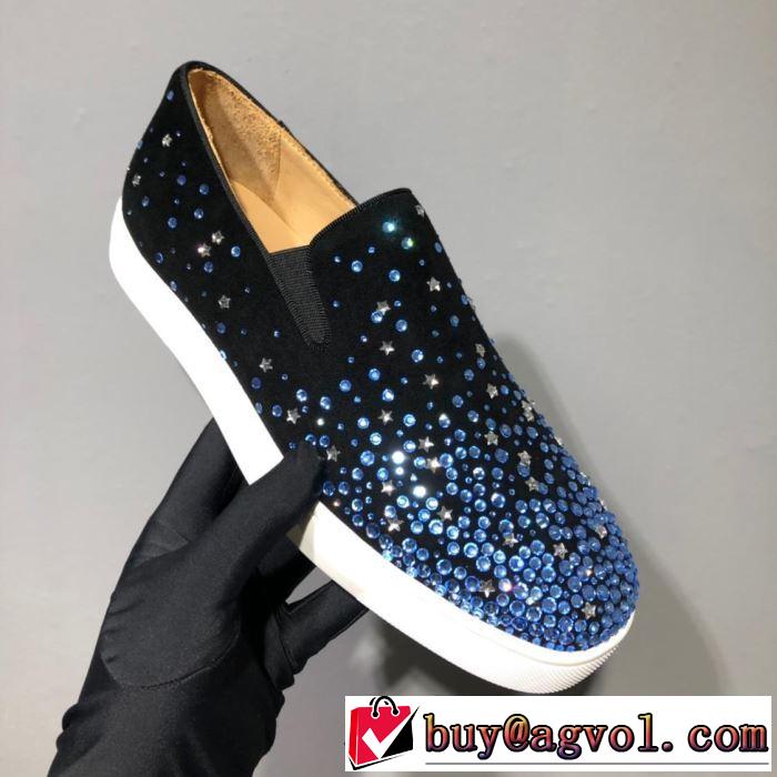 今年春夏ファション流行り クリスチャンルブタン Christian Louboutin スニーカー、靴 2色可選 2019春夏の大注目トレンド