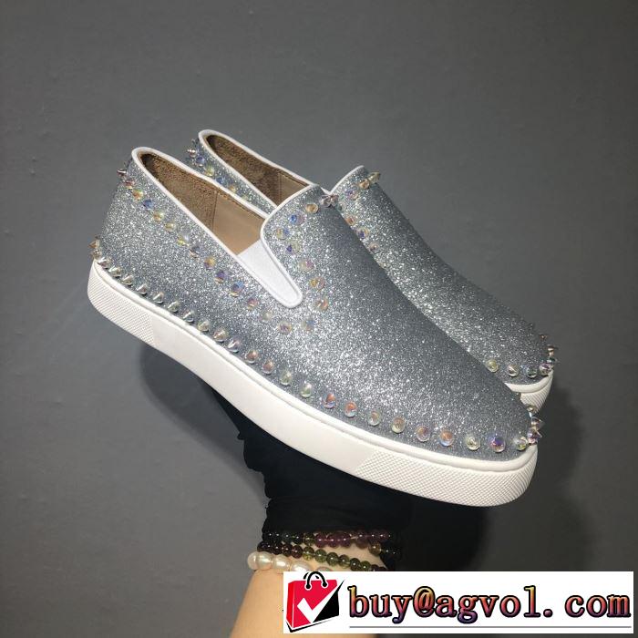 クリスチャンルブタン Christian Louboutin スニーカー、靴 2色可選 特に夏は人気アイテム おしゃれな夏ファッション2019