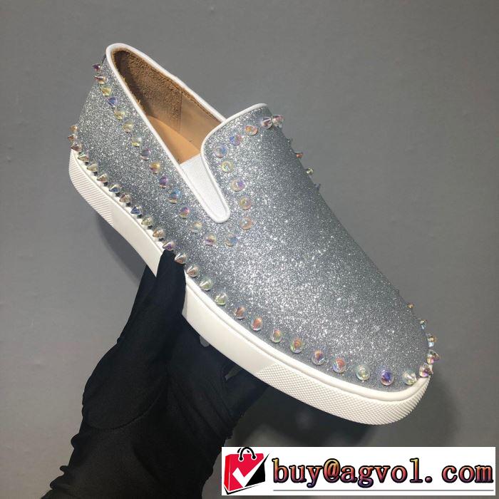 クリスチャンルブタン Christian Louboutin スニーカー、靴 2色可選 特に夏は人気アイテム おしゃれな夏ファッション2019