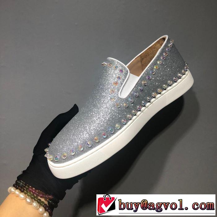 クリスチャンルブタン Christian Louboutin スニーカー、靴 2色可選 特に夏は人気アイテム おしゃれな夏ファッション2019