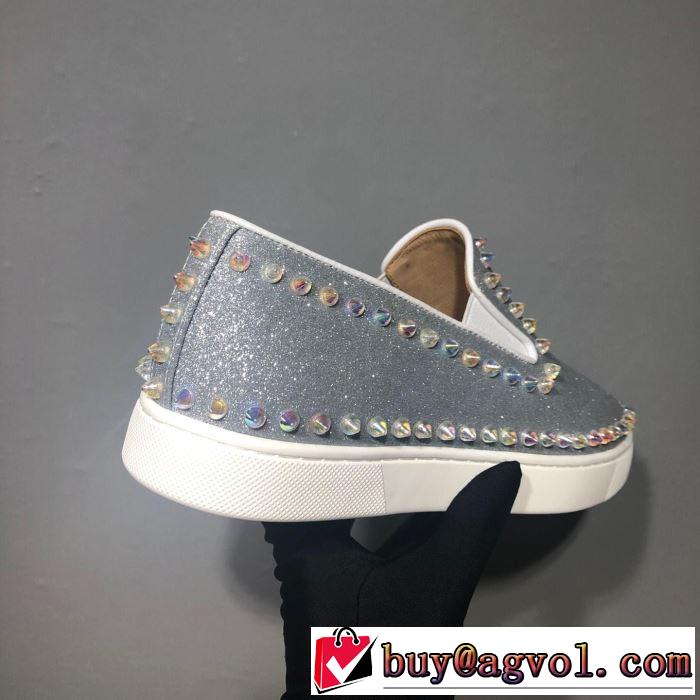 クリスチャンルブタン Christian Louboutin スニーカー、靴 2色可選 特に夏は人気アイテム おしゃれな夏ファッション2019