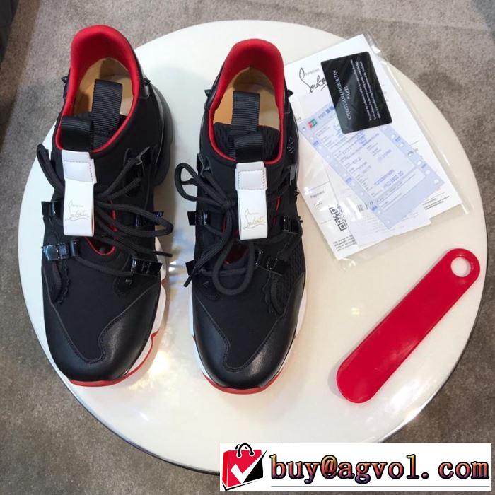 まずは定番！人気アイテム 2019春夏のトレンド新商品 クリスチャンルブタン Christian Louboutin スニーカー、靴 2色可選