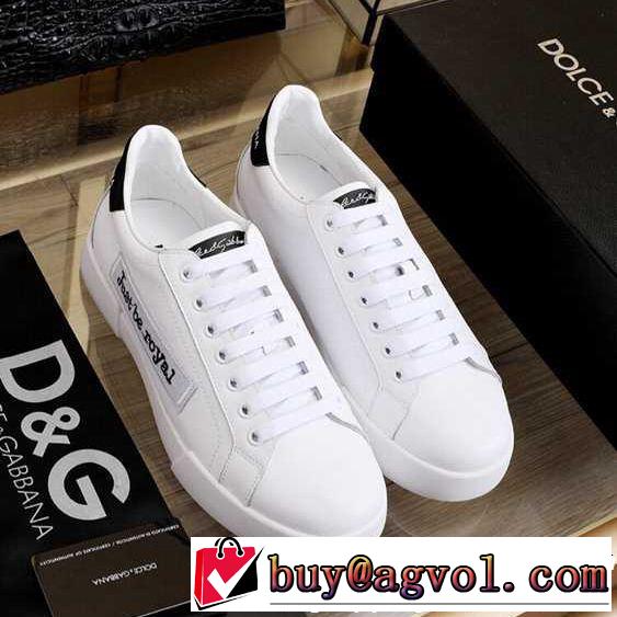 2019年最新ファッション 最新のトレンドブランド人気的 カジュアルシューズ Dolce&Gabbana ドルチェ＆ガッバーナ