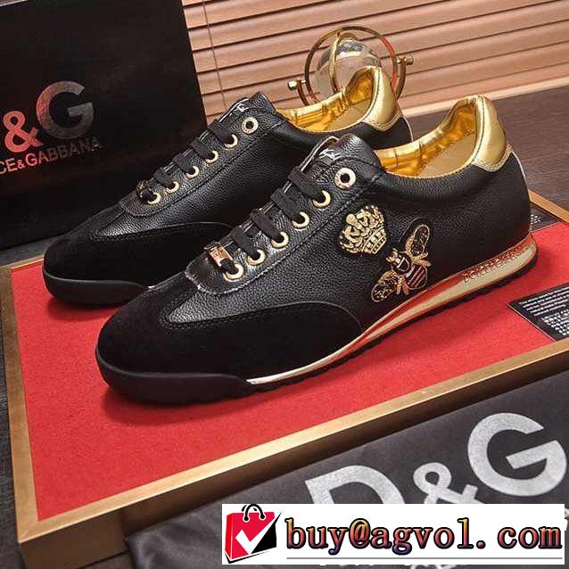 Dolce&Gabbana ドルチェ＆ガッバーナ カジュアルシューズ 2色可選 大人カジュアル夏ファッション2019 夏先に大活躍する