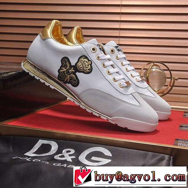 Dolce&Gabbana ドルチェ＆ガッバーナ カジュアルシューズ 2色可選 大人カジュアル夏ファッション2019 夏先に大活躍する