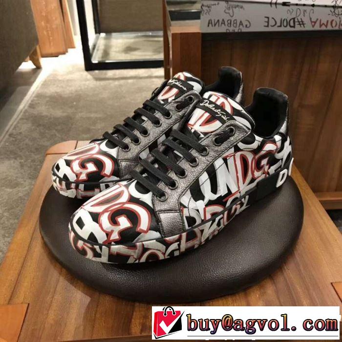 魅力的なカラー使い Dolce&Gabbana ドルチェ＆ガッバーナ カジュアルシューズ 2019春夏のトレンド新商品