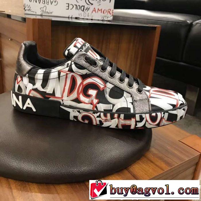 魅力的なカラー使い Dolce&Gabbana ドルチェ＆ガッバーナ カジュアルシューズ 2019春夏のトレンド新商品