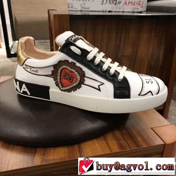 最も目立ったブランド新品 2019春夏トレンドアイテム Dolce&Gabbana ドルチェ＆ガッバーナ カジュアルシューズ