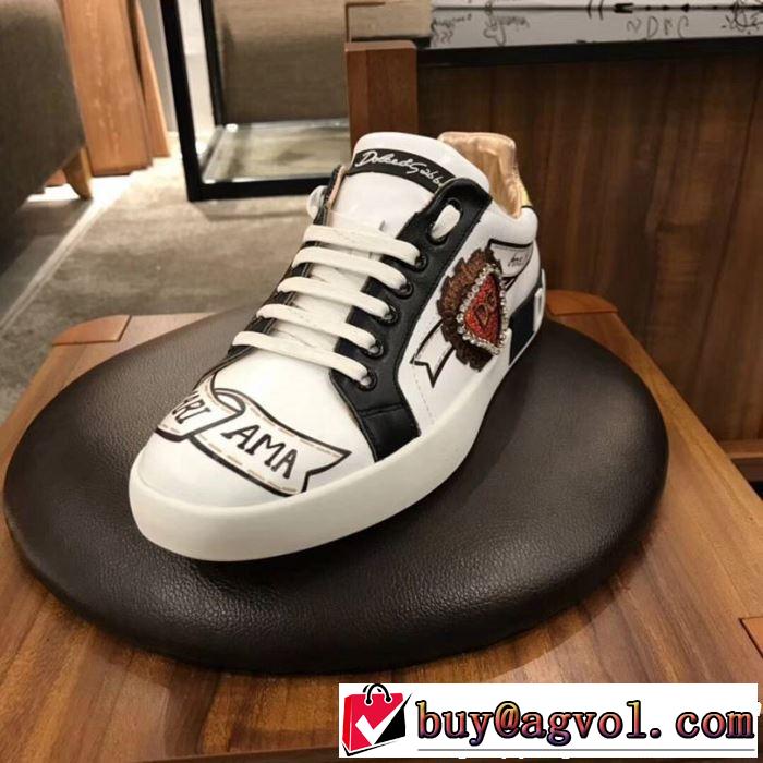 最も目立ったブランド新品 2019春夏トレンドアイテム Dolce&Gabbana ドルチェ＆ガッバーナ カジュアルシューズ