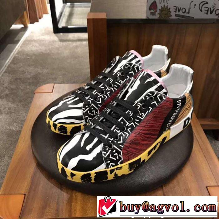 春夏の流行り2019新品 Dolce&Gabbana ドルチェ＆ガッバーナ カジュアルシューズ 今流行のストリート上品