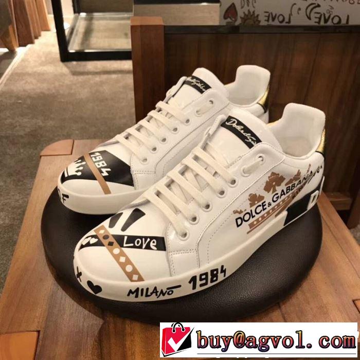 カジュアルシューズ Dolce&Gabbana ドルチェ＆ガッバーナ さわやか夏スタイル新品 2019春夏人気トレンドアイテム