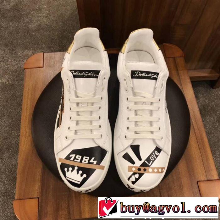 カジュアルシューズ Dolce&Gabbana ドルチェ＆ガッバーナ さわやか夏スタイル新品 2019春夏人気トレンドアイテム