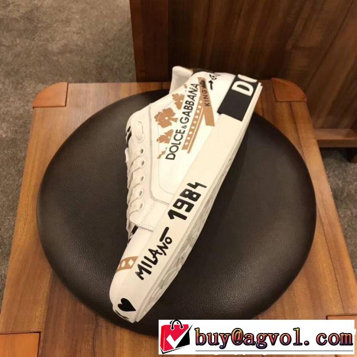 カジュアルシューズ Dolce&Gabbana ドルチェ＆ガッバーナ さわやか夏スタイル新品 2019春夏人気トレンドアイテム