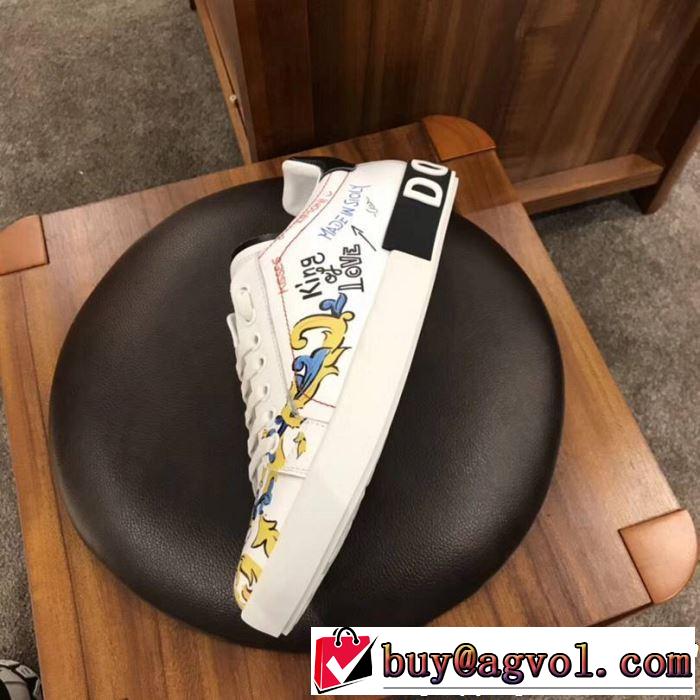 カジュアルシューズ 2019夏ファション新品  まずは定番！人気アイテム Dolce&Gabbana ドルチェ＆ガッバーナ