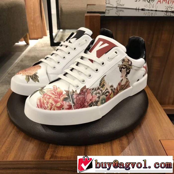 鮮度アップブランド最新 Dolce&Gabbana ドルチェ＆ガッバーナ カジュアルシューズ 《2019年》今、注目のストリート