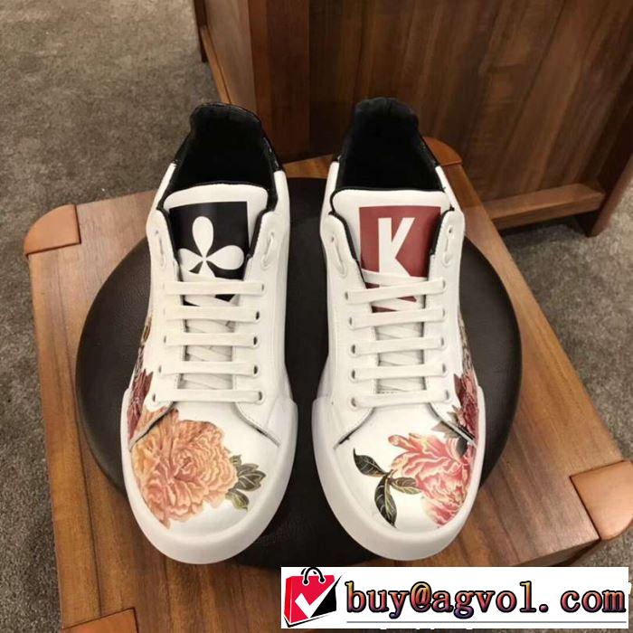 鮮度アップブランド最新 Dolce&Gabbana ドルチェ＆ガッバーナ カジュアルシューズ 《2019年》今、注目のストリート