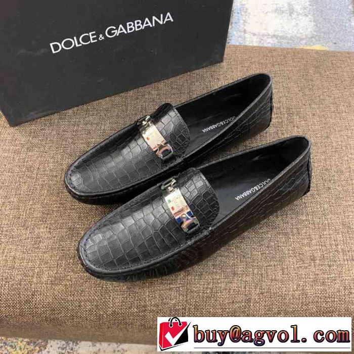 今年春夏ファション流行り ドルチェ＆ガッバーナ Dolce&Gabbana 革靴 2色可選 【2019春夏】最新コレクション
