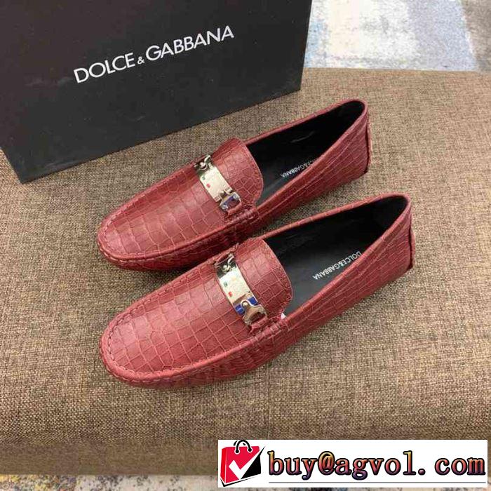 今年春夏ファション流行り ドルチェ＆ガッバーナ Dolce&Gabbana 革靴 2色可選 【2019春夏】最新コレクション