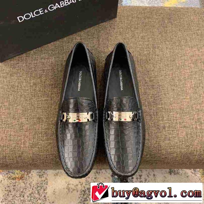 今年春夏ファション流行り ドルチェ＆ガッバーナ Dolce&Gabbana 革靴 2色可選 【2019春夏】最新コレクション
