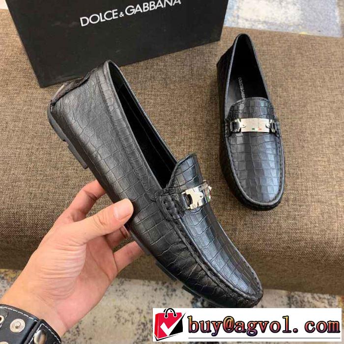 今年春夏ファション流行り ドルチェ＆ガッバーナ Dolce&Gabbana 革靴 2色可選 【2019春夏】最新コレクション