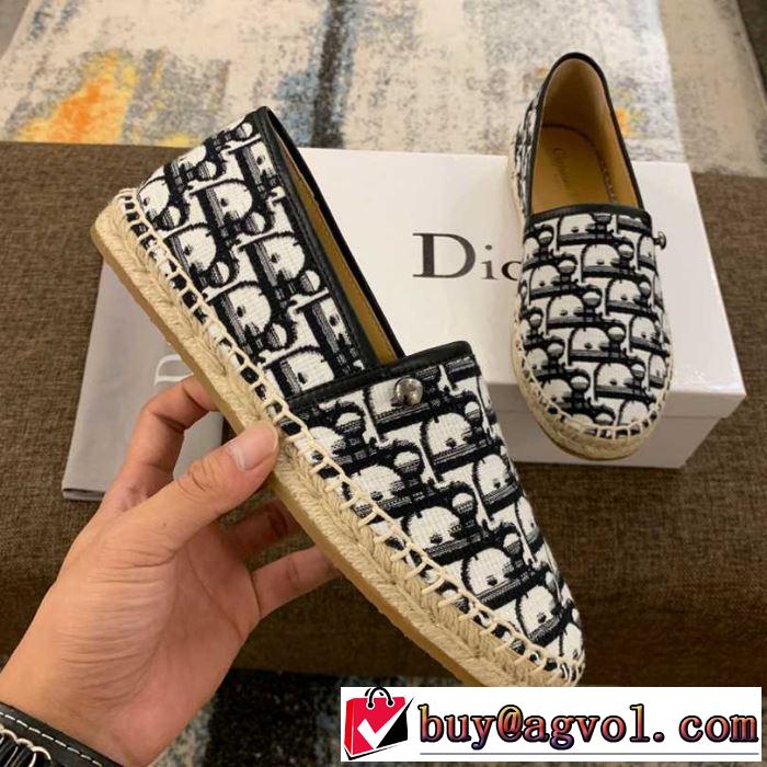 今流行りの最新コレクション 2019春夏トレンドアイテム ディオール DIOR カジュアルシューズ 3色可選 男女兼用
