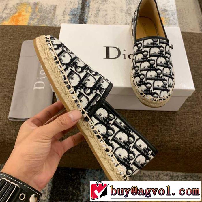 今流行りの最新コレクション 2019春夏トレンドアイテム ディオール DIOR カジュアルシューズ 3色可選 男女兼用