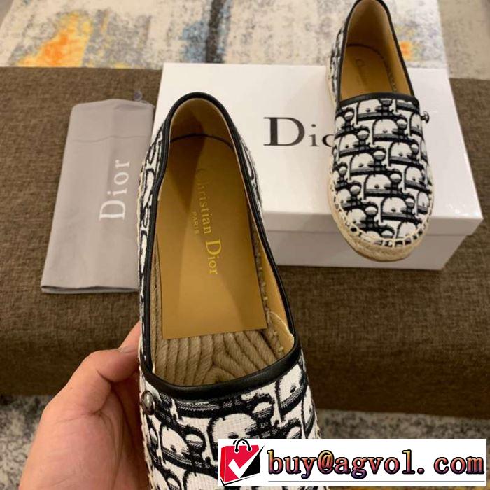 今流行りの最新コレクション 2019春夏トレンドアイテム ディオール DIOR カジュアルシューズ 3色可選 男女兼用