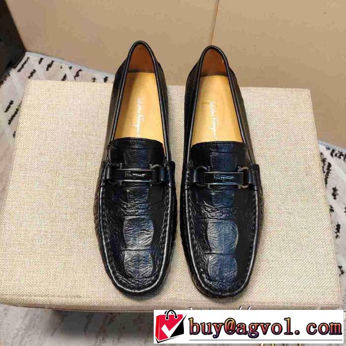 ローファー 今季トレンド抜け感新品 サルヴァトーレフェラガモ 2019-20秋冬取り入れやすい FERRAGAMO 寒い季節トレンド上品
