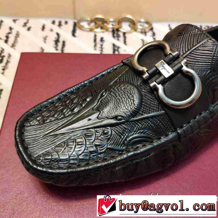 さわやかに新品おすすめ サルヴァトーレフェラガモ FERRAGAMO2019秋冬トレンドアイテム  ローファー 今年注目な新品セール
