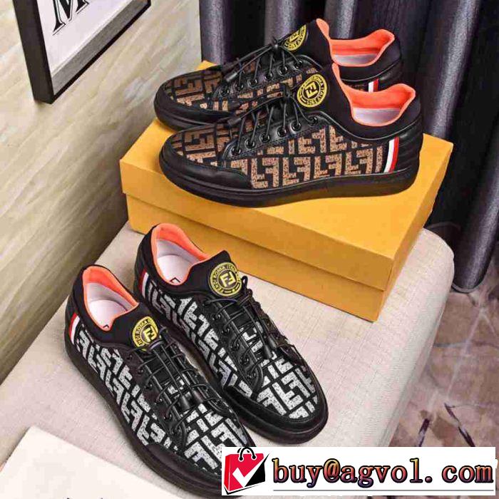 FENDI フェンディ カジュアルシューズ 2色可選 2019年最新ファッション 人気ストリートブランド新品
