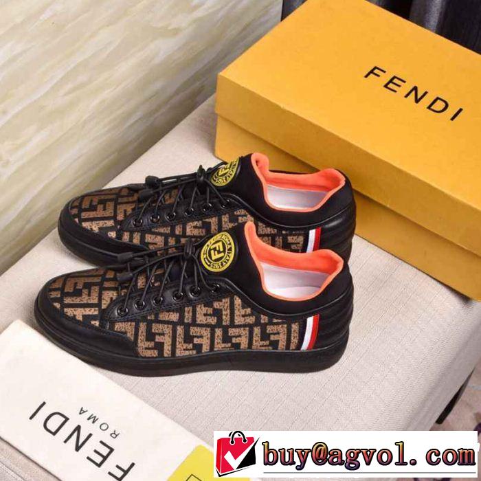 FENDI フェンディ カジュアルシューズ 2色可選 2019年最新ファッション 人気ストリートブランド新品