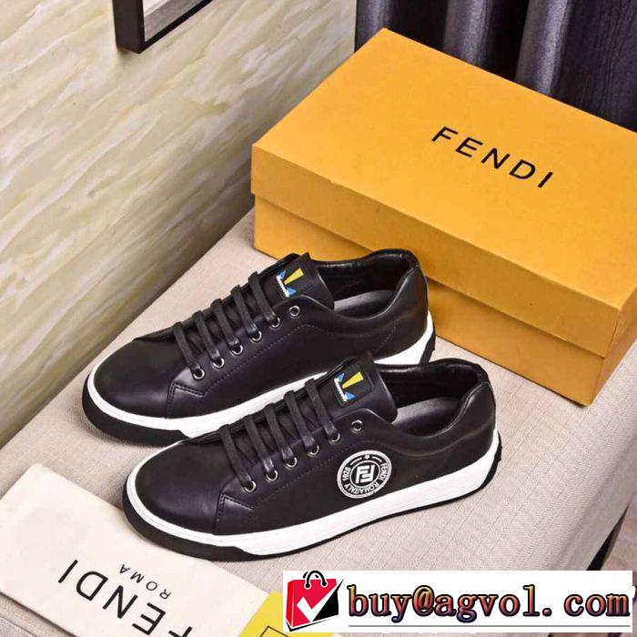 2019春夏は人気定番 夏おすすめ人気ブランドアイテム FENDI フェンディ カジュアルシューズ 2色可選