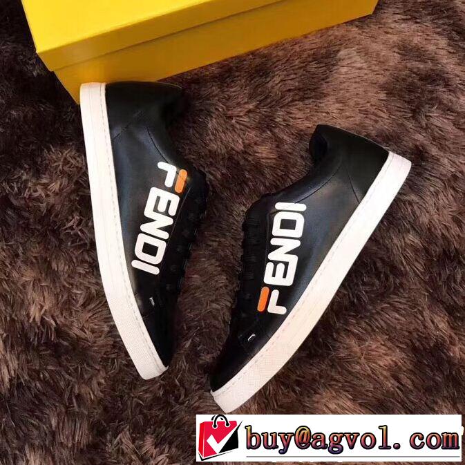2019春夏トレンドアイテム 今年春夏ファション流行り FENDI フェンディ 2色可選 カジュアルシューズ